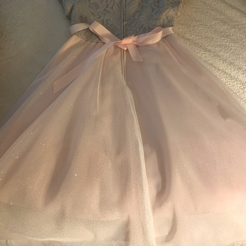 Girls size 8 Princess Dress, with sweater.
